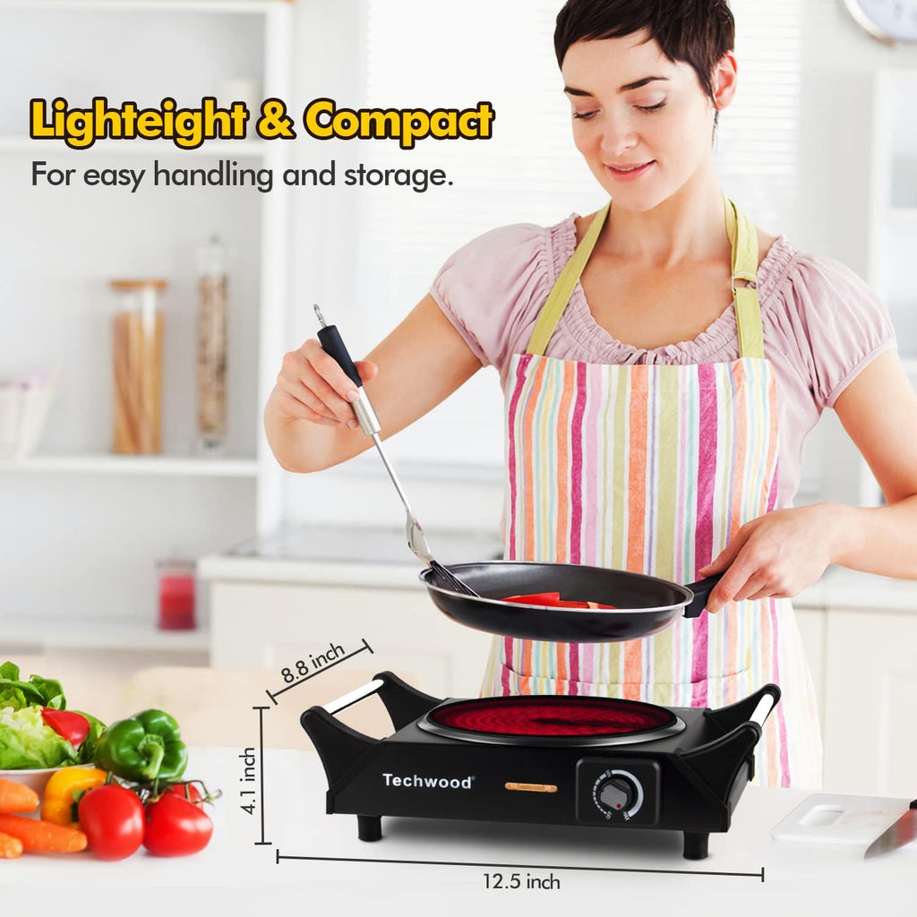 Portable Electric Hot Plate 1200W Single Burner S1441