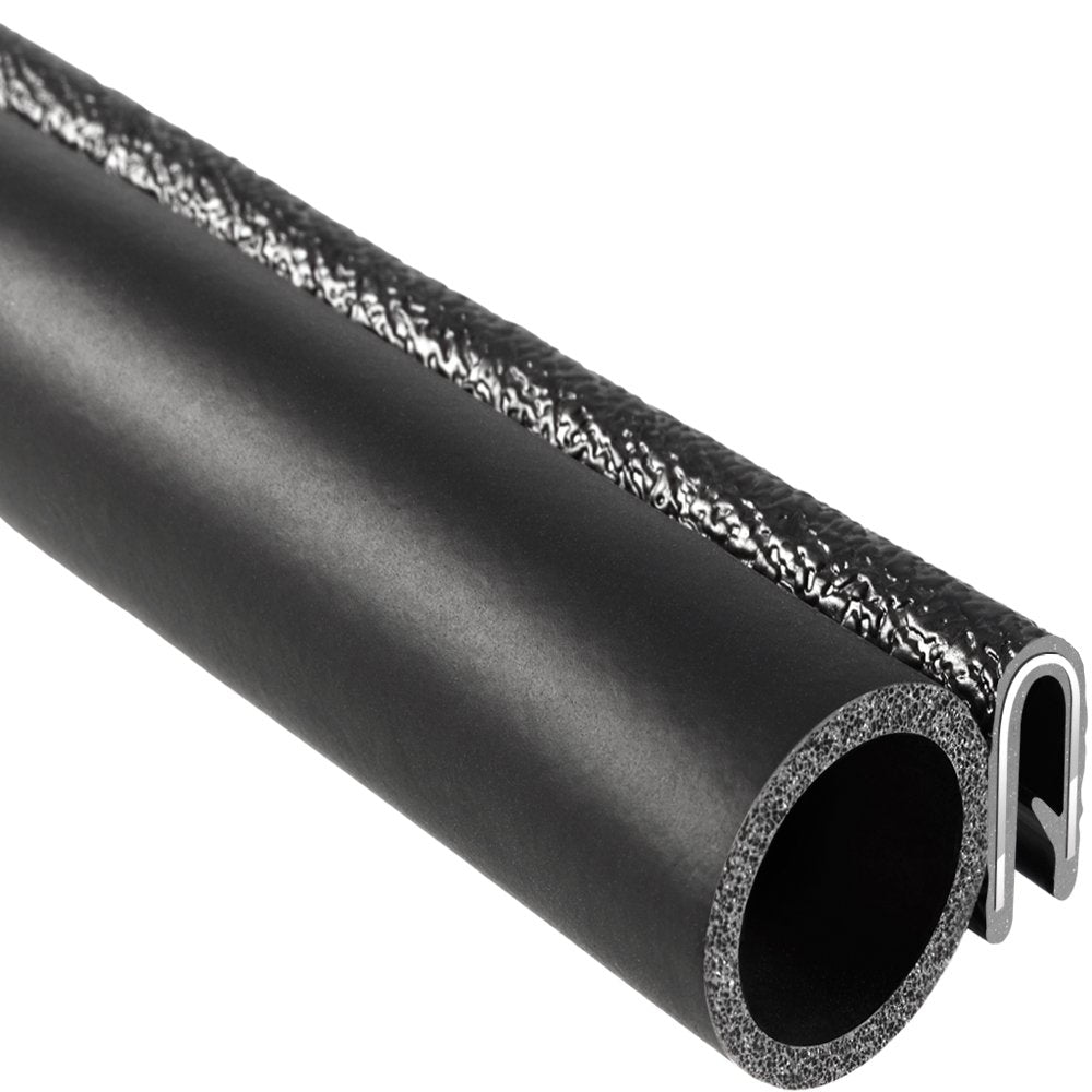 PVC EPDM Rubber Trim Seal with Side Bulb, 25' Length Y910
