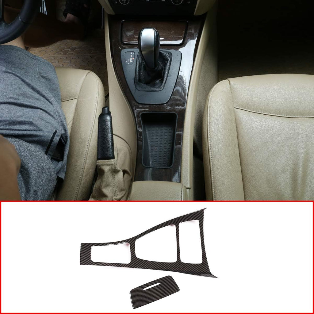 Carbon Fiber Center Console Gear Shift Frame Pack of 2 L913208