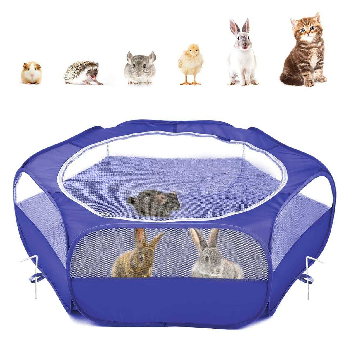 Small Animals Playpen with Zippered Cover I2770