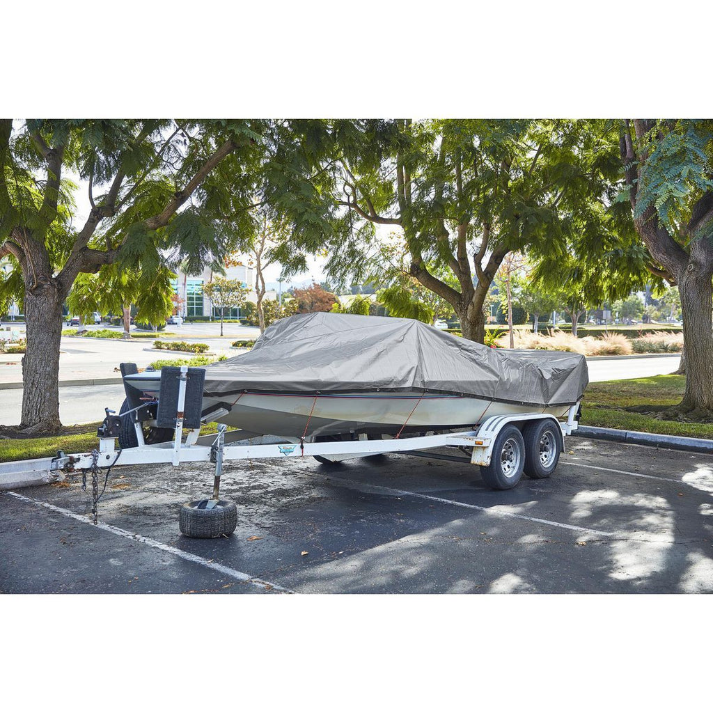 Silver and Black Weather-Resistant Tarp Z11960