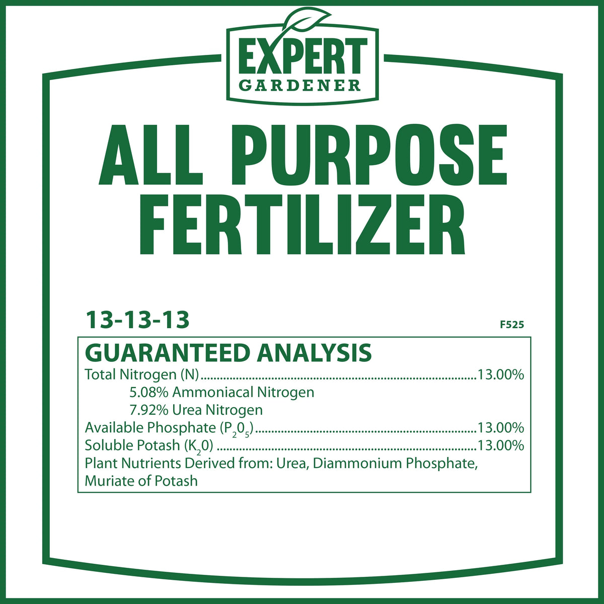 All Purpose Plant Food Fertilizer 13-13-13 Formula 40 lb H2808