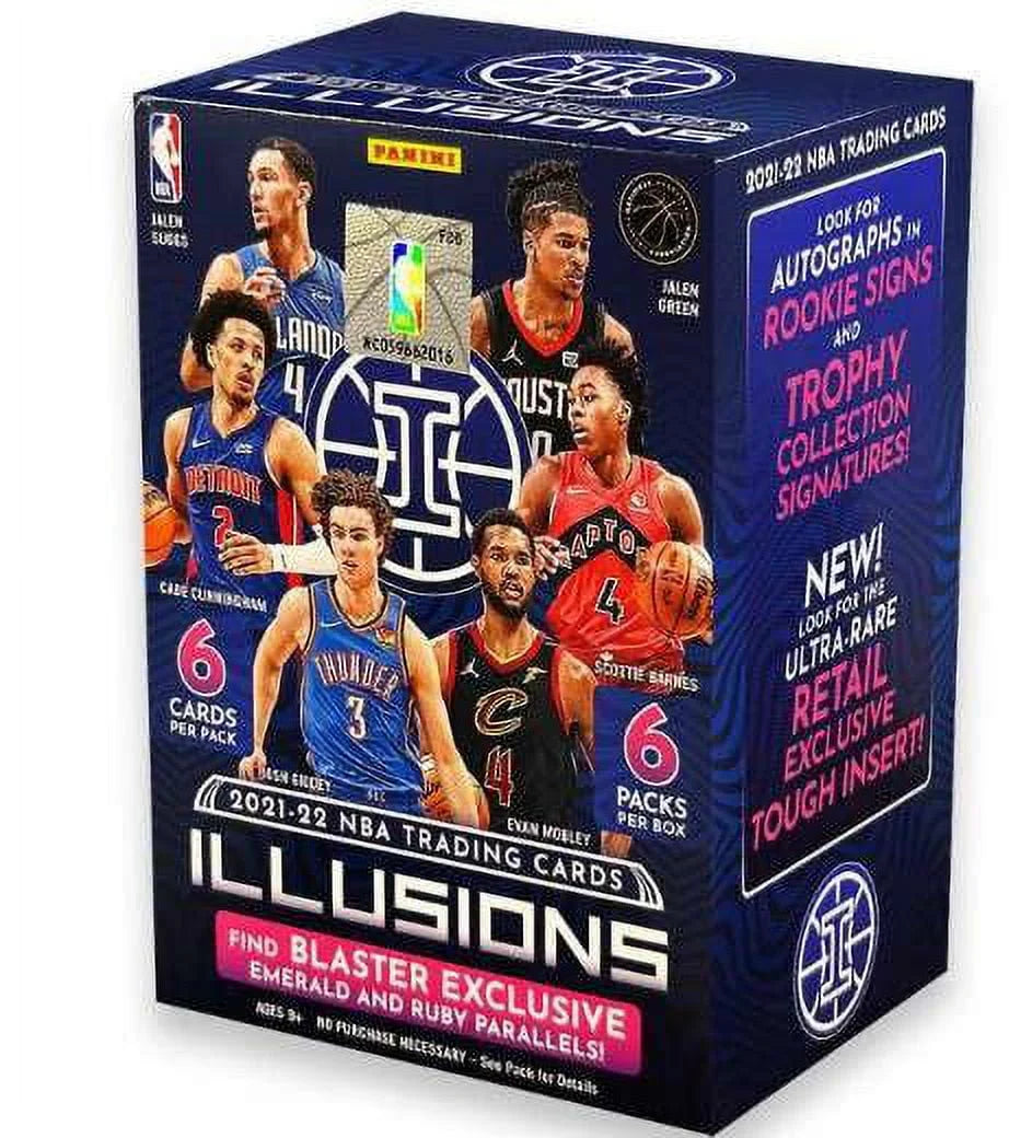 2021-22 Basketball Trading Card Blaster Box (6 Packs) Q6450