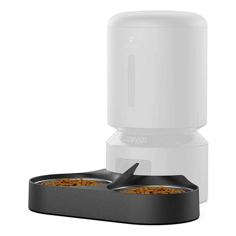 Pet Food Splitter with Stainless Steel Bowls M881681