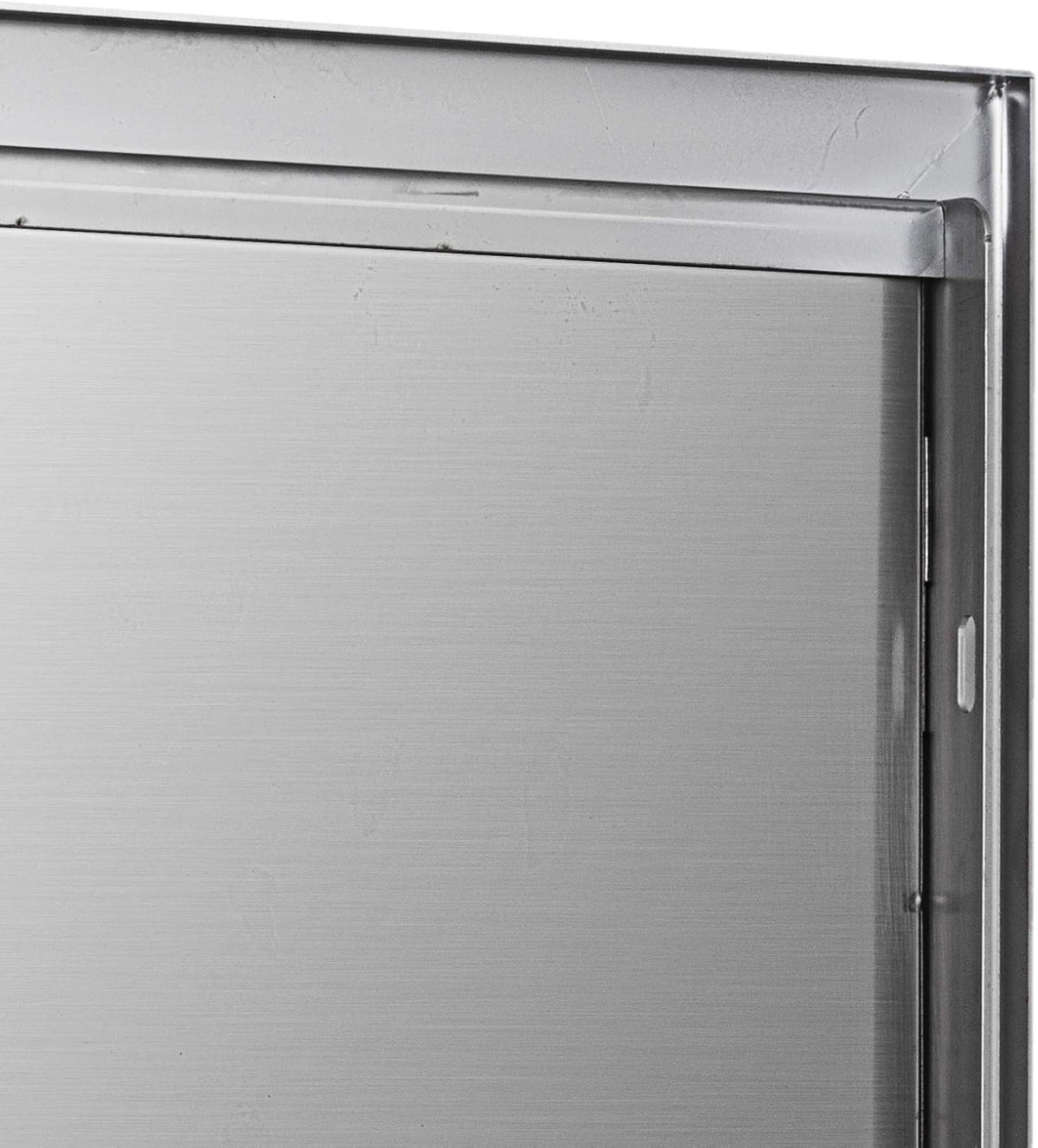 17 x 24 Inch Brushed Stainless Steel Outdoor Kitchen Door N341376
