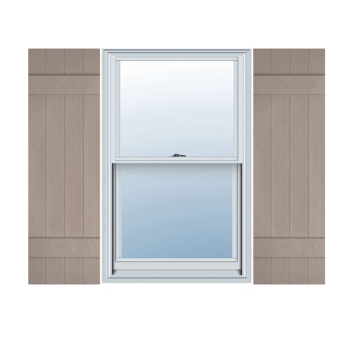 14x22W x 31x22H Vinyl Board-n-Batten Shutters Q398465