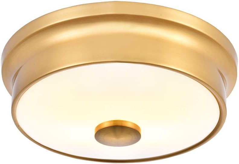 Gold Round Ceiling Light 10 Inch G38327