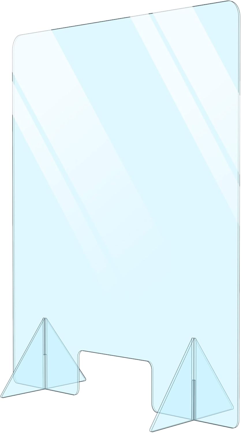 Plexiglass Sneeze Guard Shield for Counter D50357