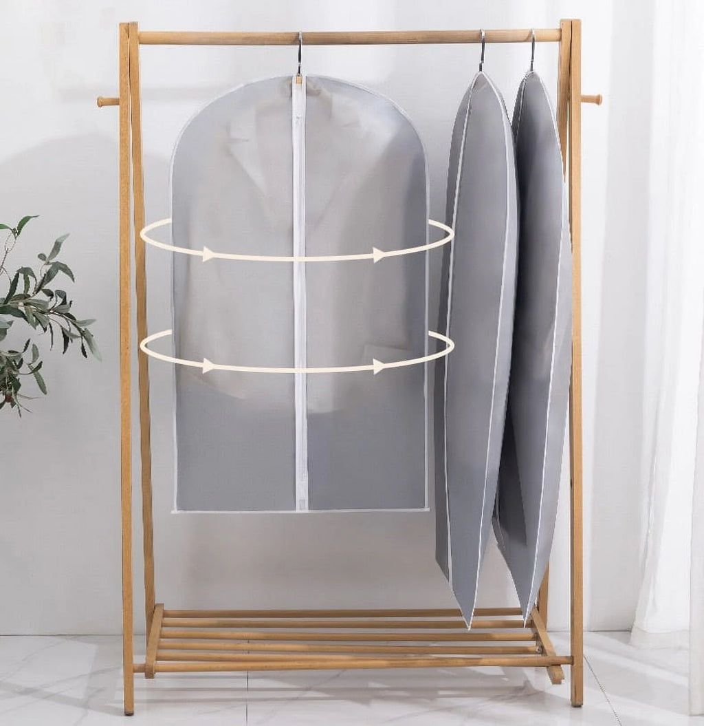 Garment Bags 5 Pack 40 X 24 Hanging Clothes Covers with Zipper V84705