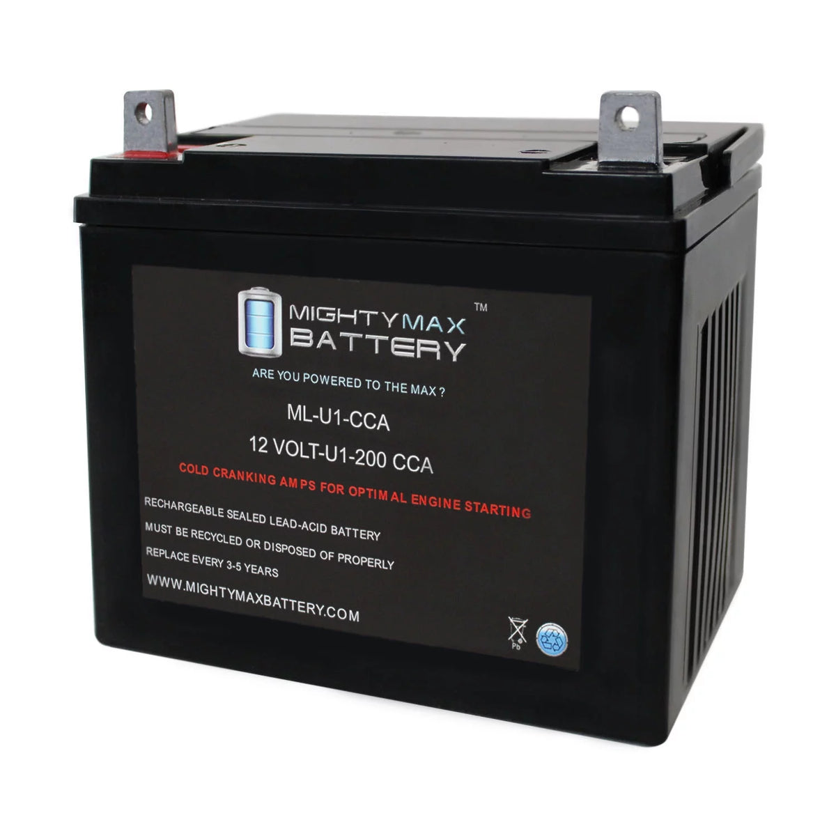 200CCA Battery for Zero-Turn Lawn Mower L686
