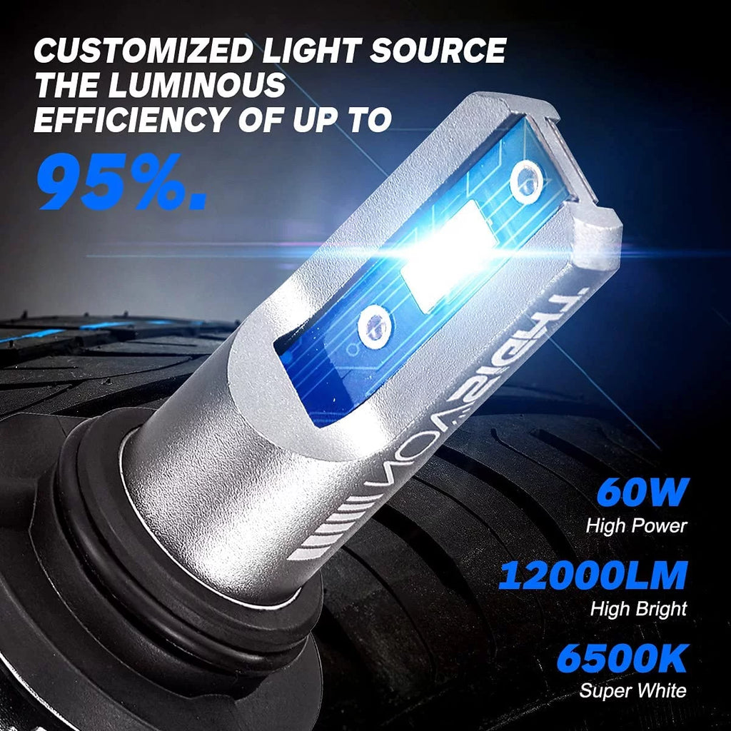 H4/9003 LED Headlight Bulbs 6500K Cool White Pack of 2 F305484