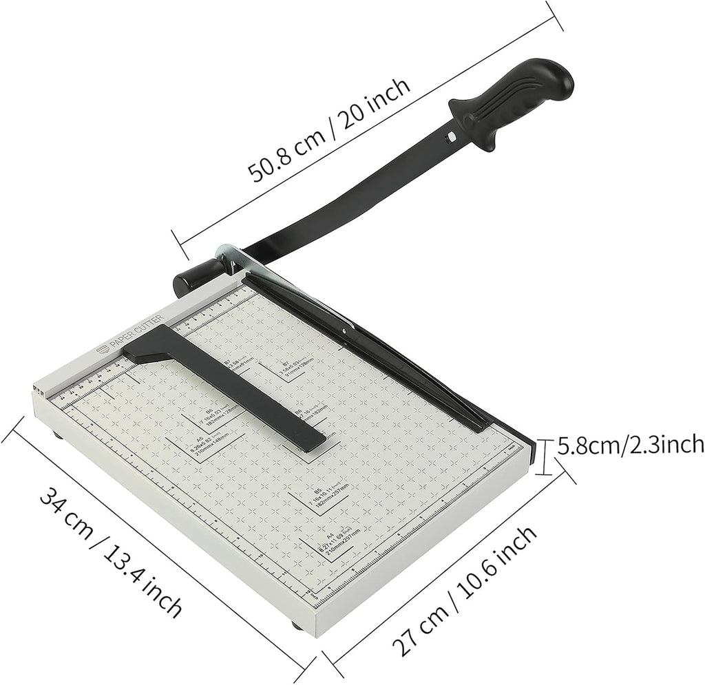 A3 Guillotine Paper Cutter 18” Cutting Length 10-Sheet Capacity G48874