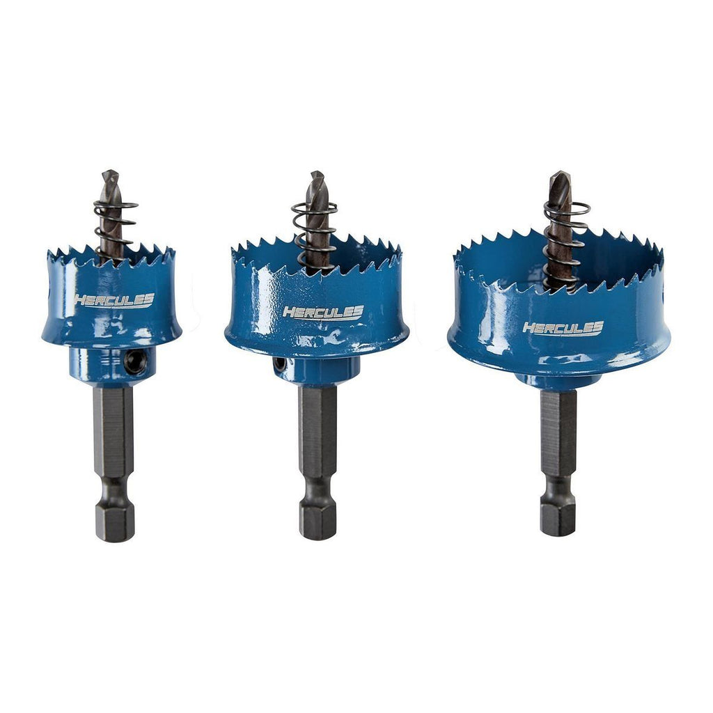 Cobalt Bi-metal Impact Rated Thin Wall Hole Saw Set, 3 Piece V233