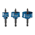 Cobalt Bi-metal Impact Rated Thin Wall Hole Saw Set, 3 Piece V233