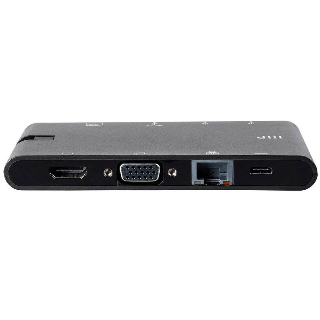 USB-C to HDMI VGA USB 3.0 Gigabit RJ45 SD Card Adapter O757
