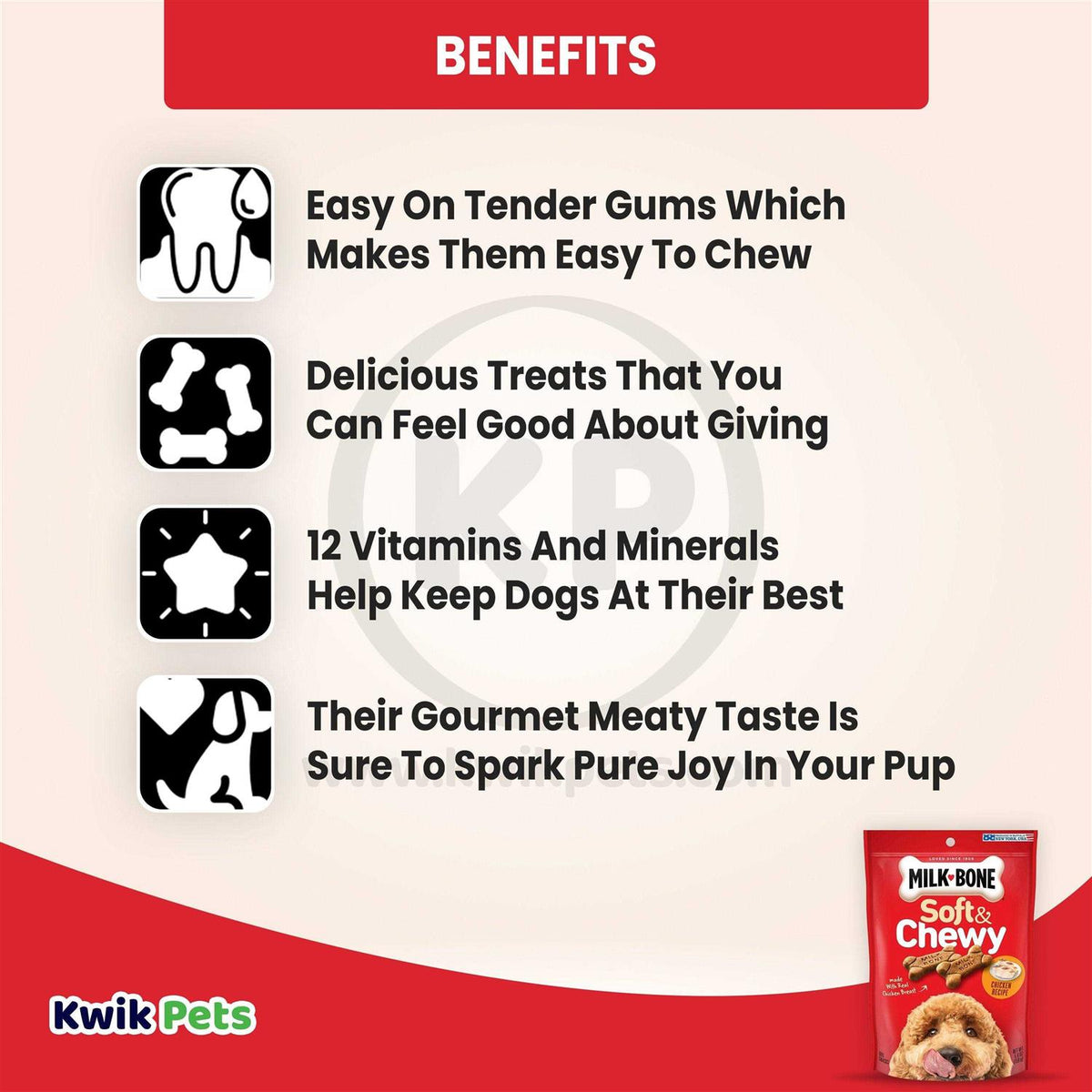 Soft & Chewy Chicken Dog Treats P6352