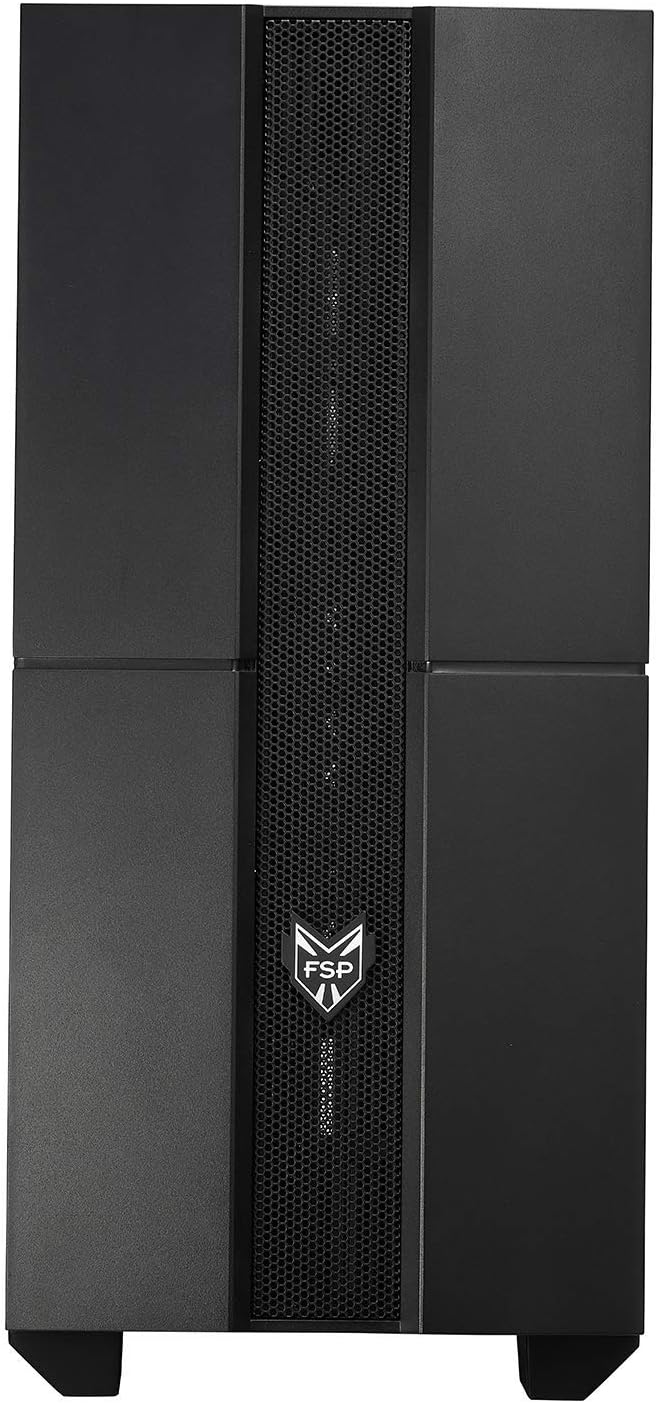 ATX Mid Tower PC Gaming Case with Tempered Glass Side Panel T589