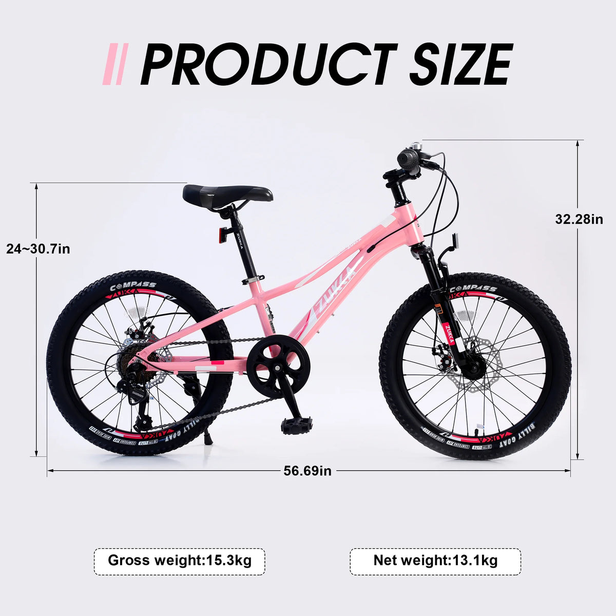 20” 7 Speed Green Mountain Bike K196972