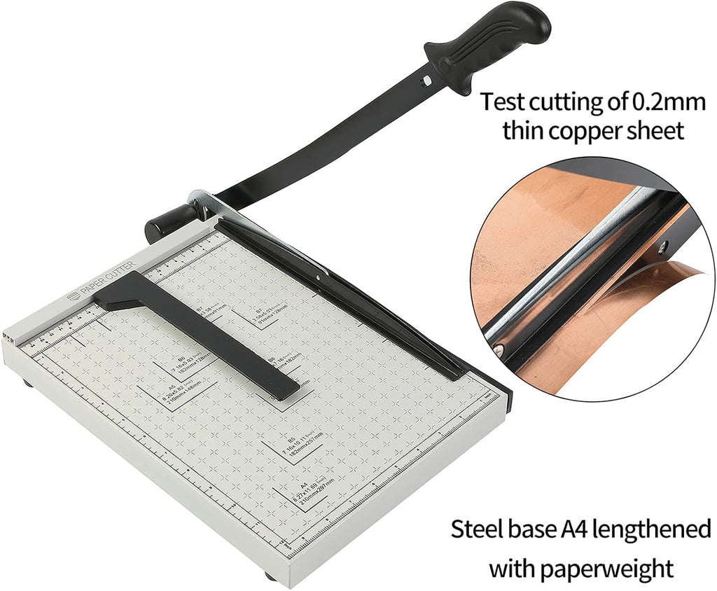 A3 Guillotine Paper Cutter 18” Cutting Length 10-Sheet Capacity G48874