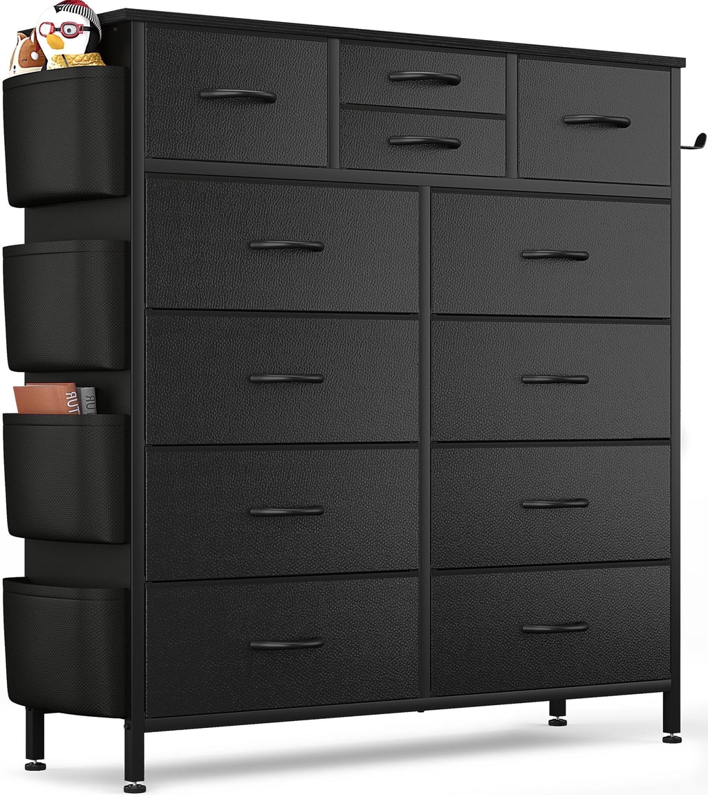 White 10 Drawer Dresser F4801