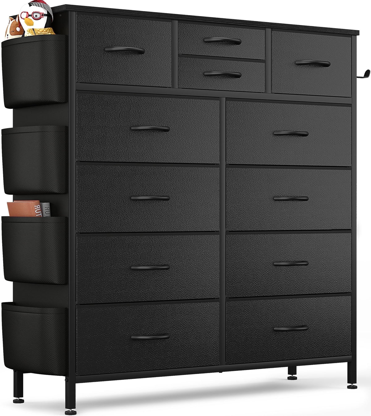 White 10 Drawer Dresser F4801