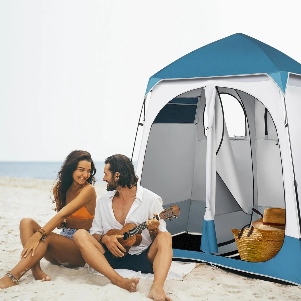 Waterproof Pop Up Camping Tent with Rainfly N690