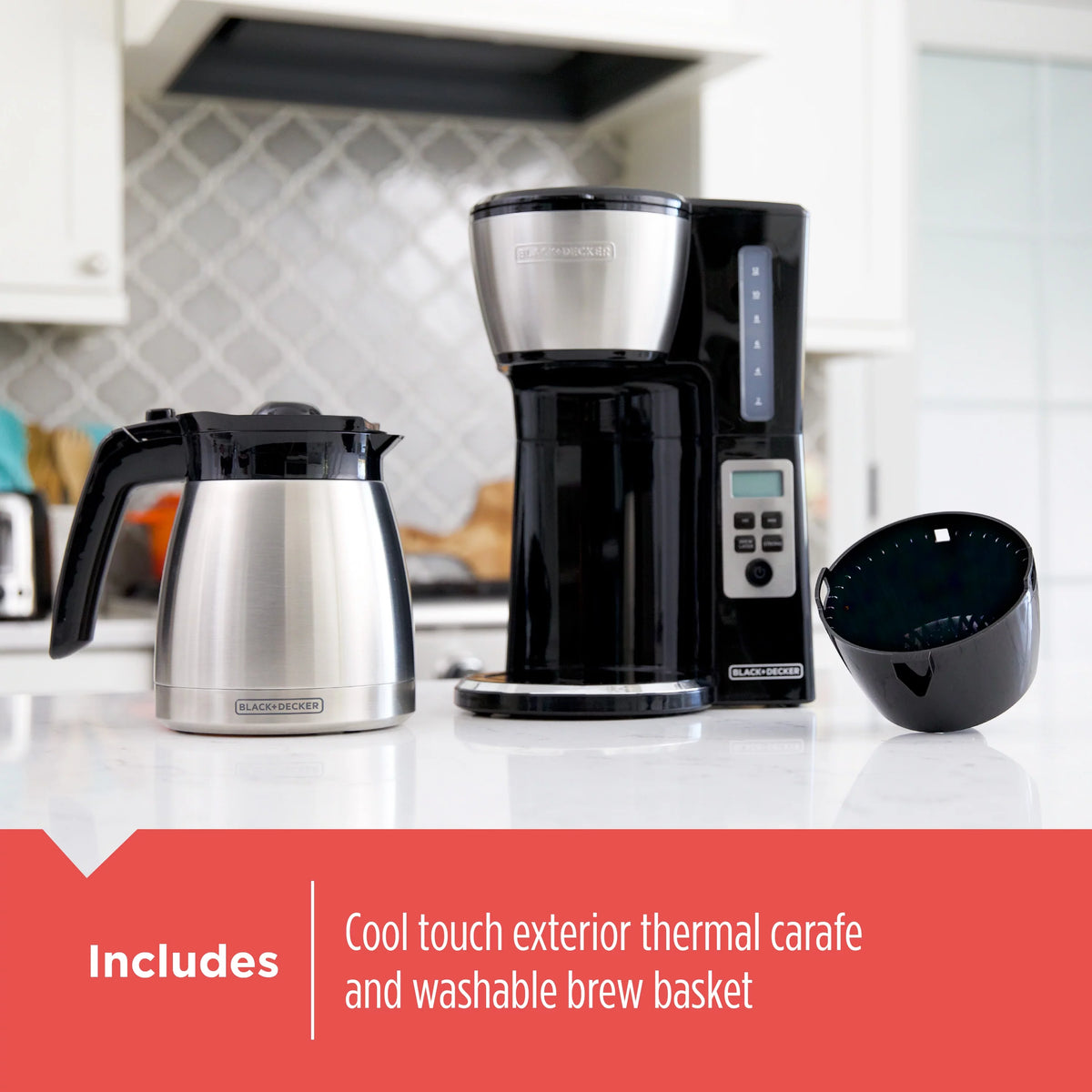 12-Cup Thermal Programmable Coffeemaker F77637