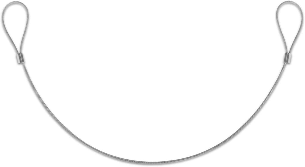 30 Pack 12 inch Adjustable Nylon Coating Security Cable Tether I718