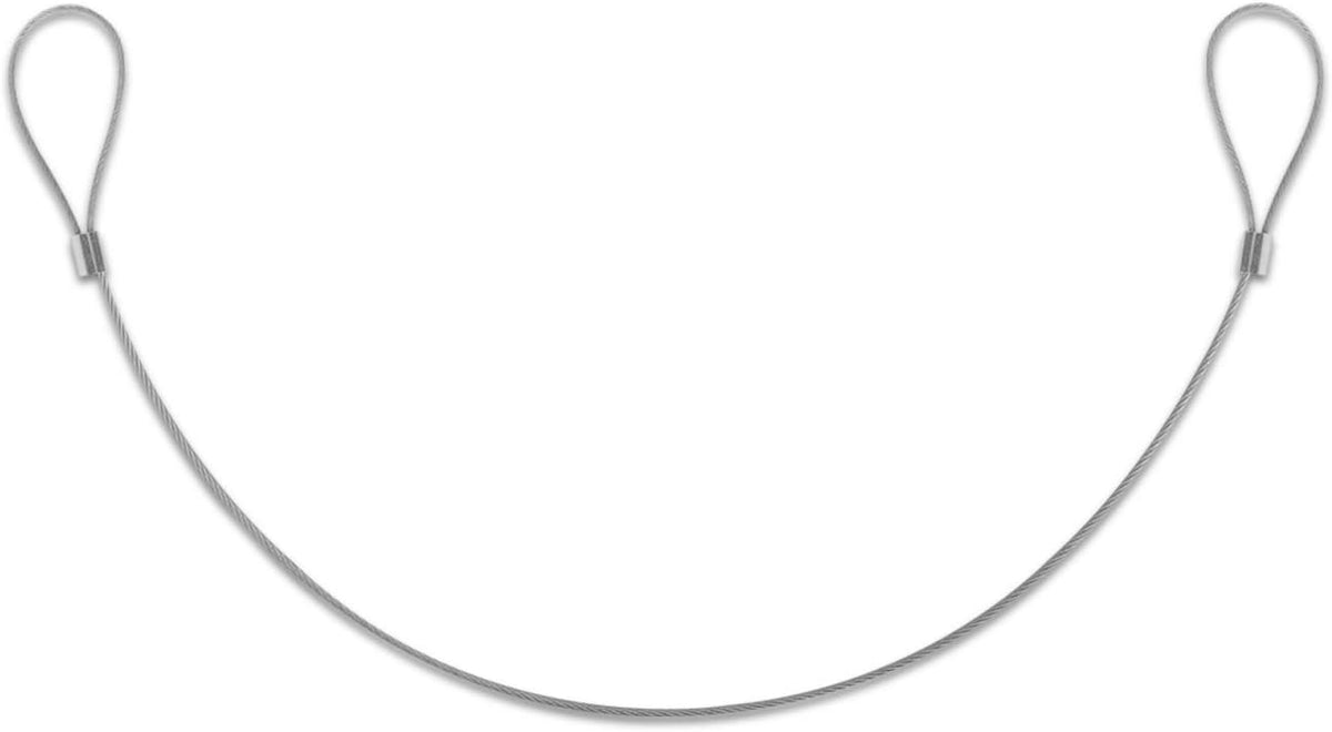 30 Pack 12 inch Adjustable Nylon Coating Security Cable Tether I718