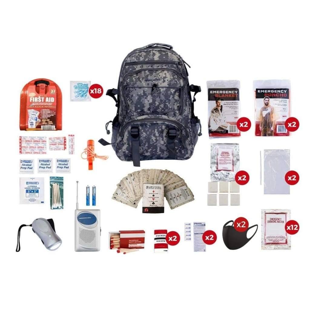 2 Person Camo Survival Kit E410601