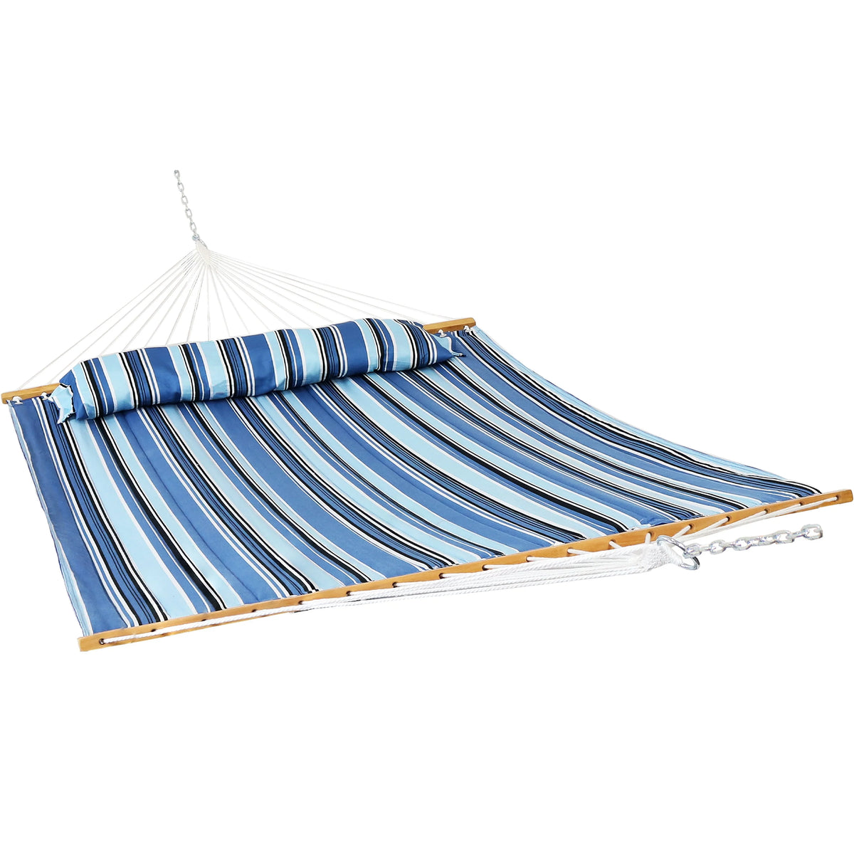 Quilted Fabric Double Hammock with Pillow M200