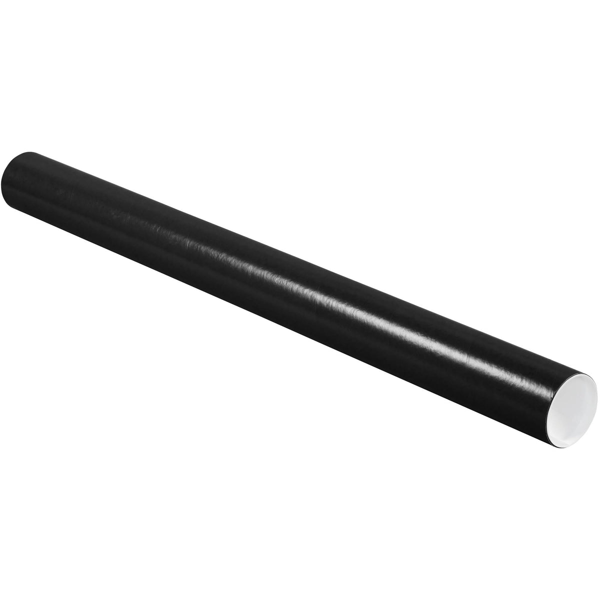 Black Mailing Tubes with Caps S269366
