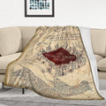 Map Blanket 50X40 Inch W39631