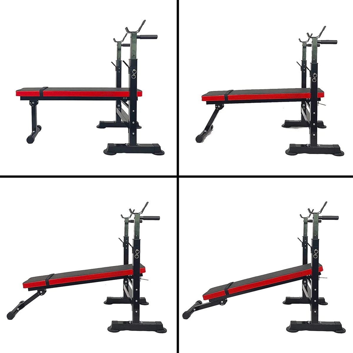 Adjustable Olympic Workout Bench with Squat Rack U6641