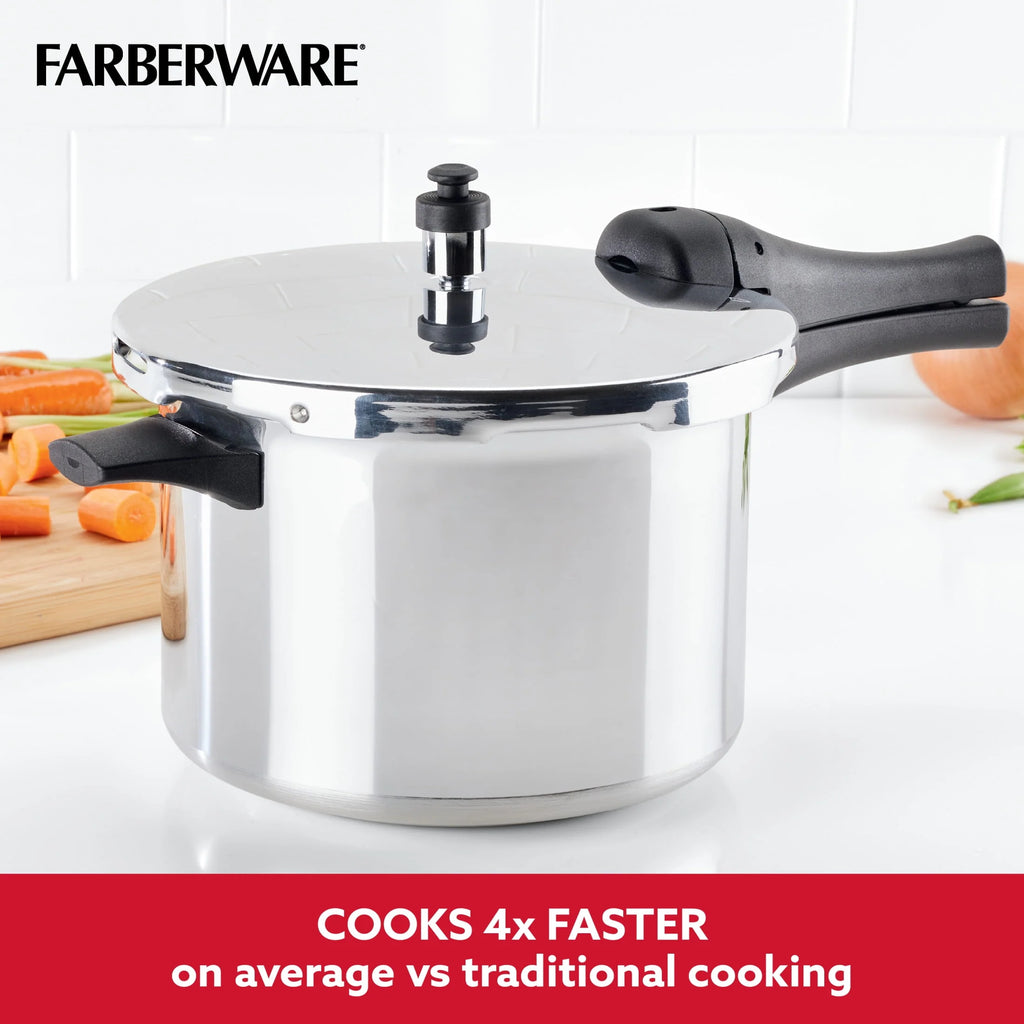 6-Quart Aluminum Stovetop Pressure Cooker I600