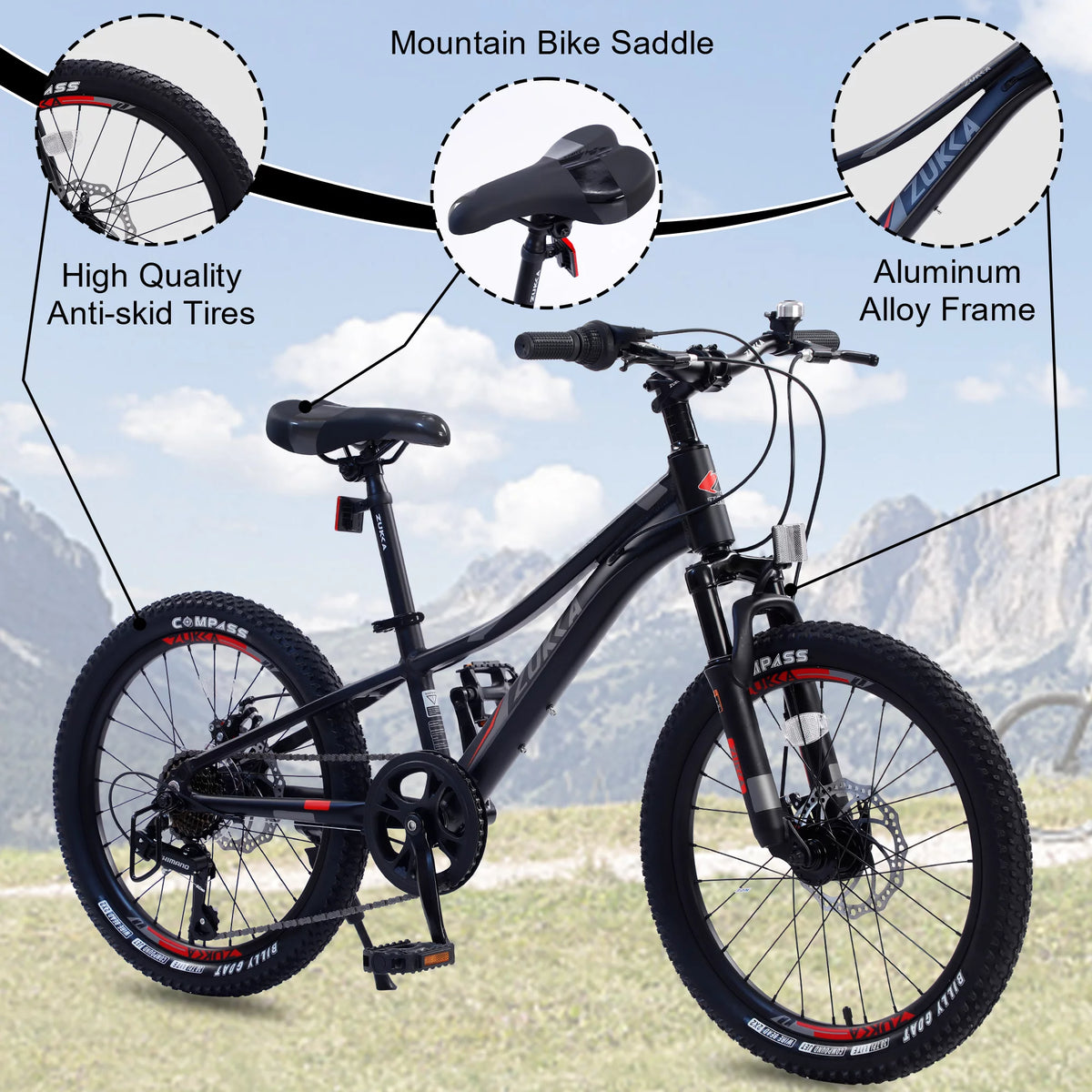 20” 7 Speed Green Mountain Bike K196972