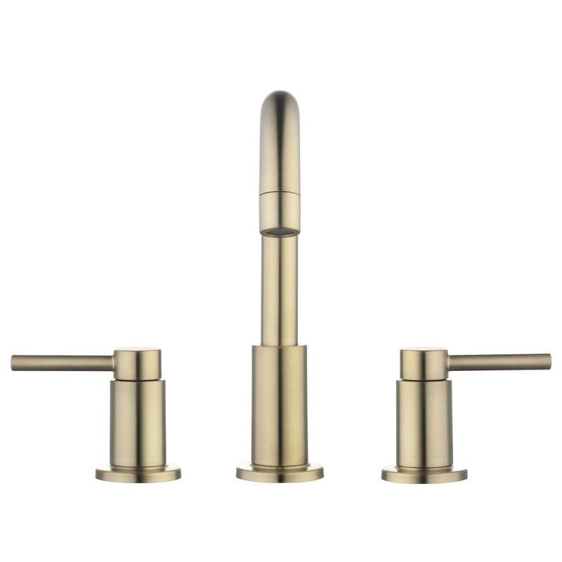 8 in. Widespread Double-Handle High-Arc Bathroom Faucet Matte Gold G84608