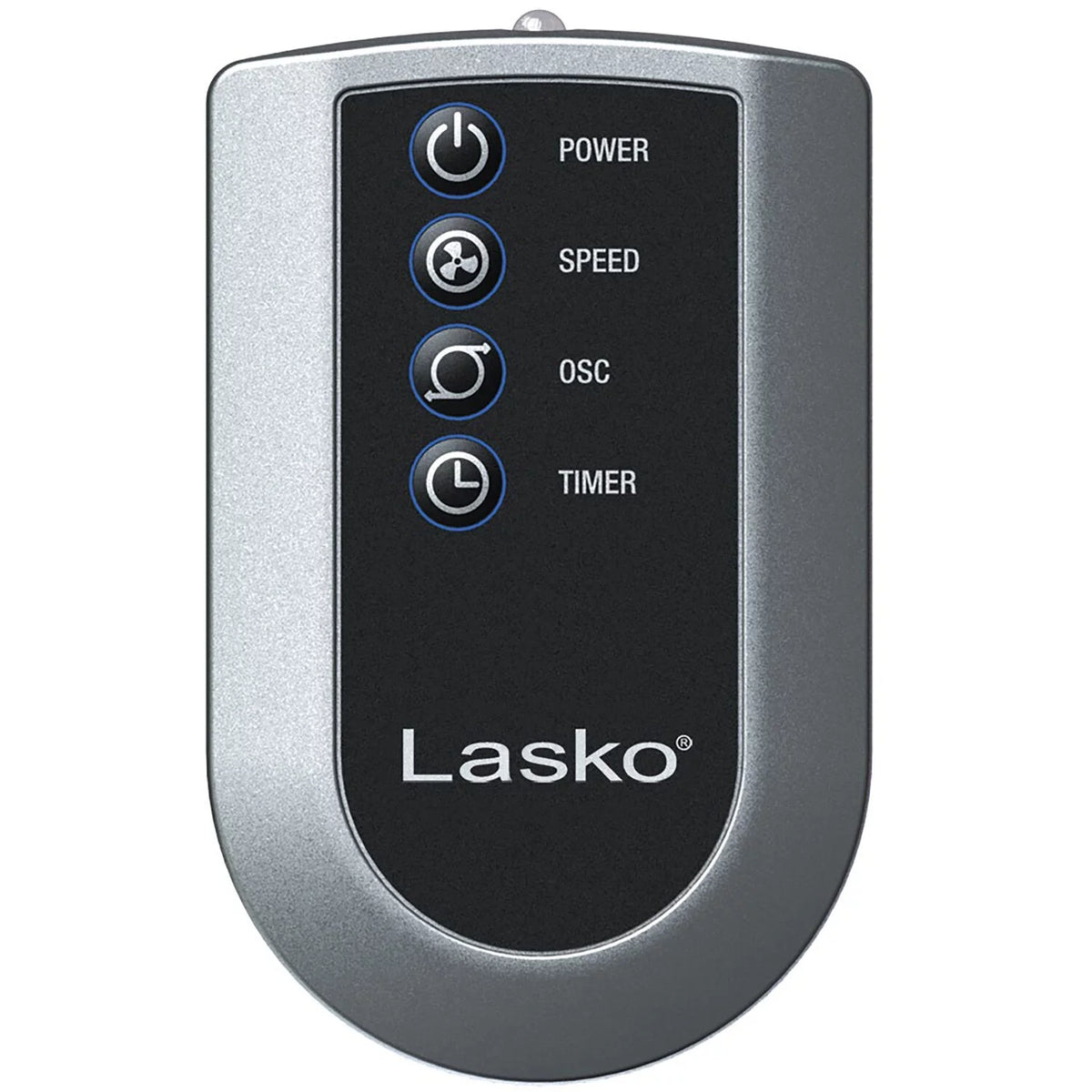 Black 3-Speed Oscillating Tower Fan with Timer and Remote L288355