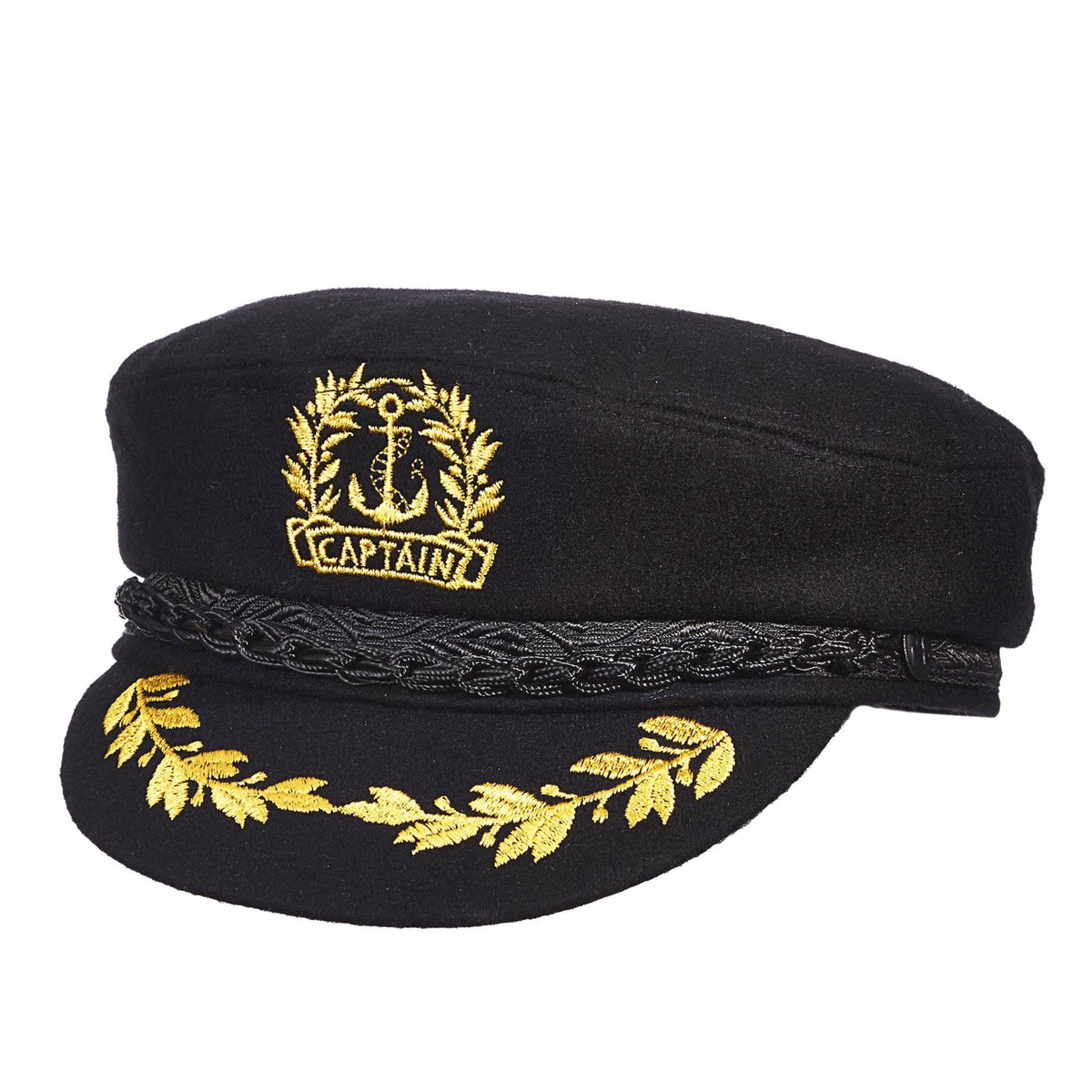 Black Wool Cap X157