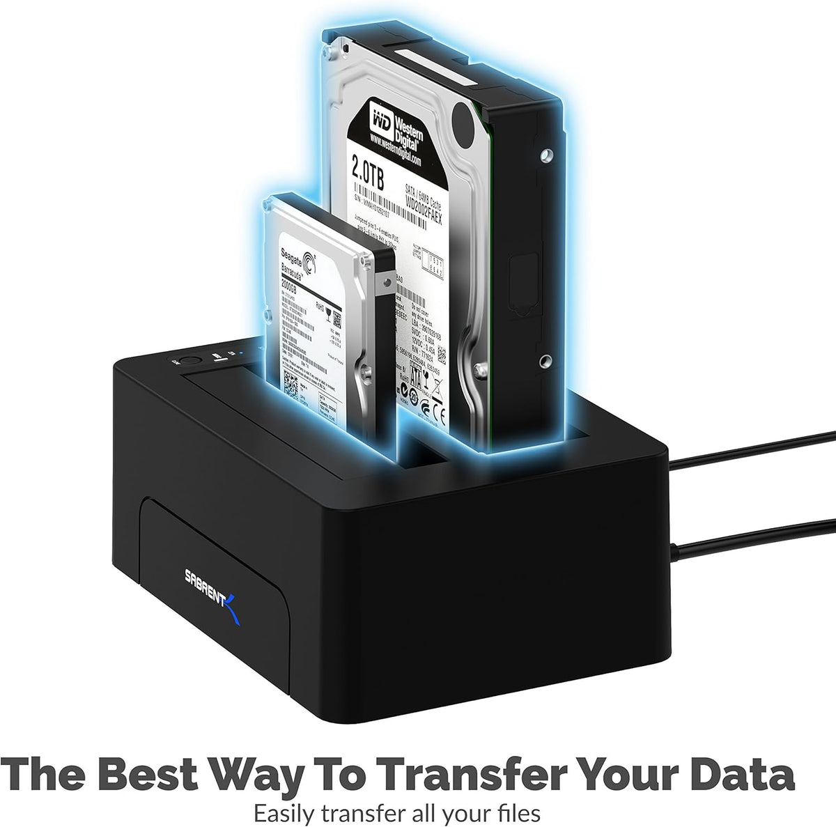 USB 3.0 to SATA Dual Bay External Hard Drive Docking Station R572413
