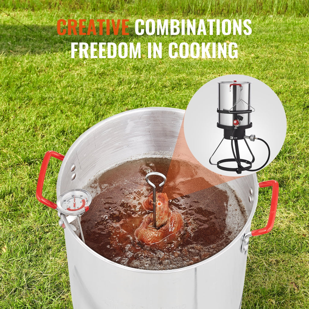 30 Qt Aluminum Propane Turkey Fryer Kit I7766