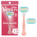 Pink Women's Razor Handle + 2 Blade Refills F86815