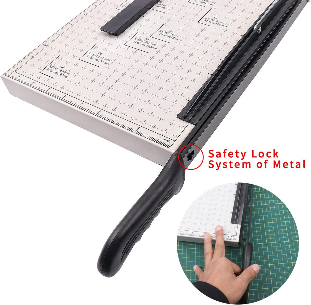 A3 Guillotine Paper Cutter 18” Cutting Length 10-Sheet Capacity G48874