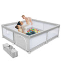 Large Gray Baby Playpen J1336