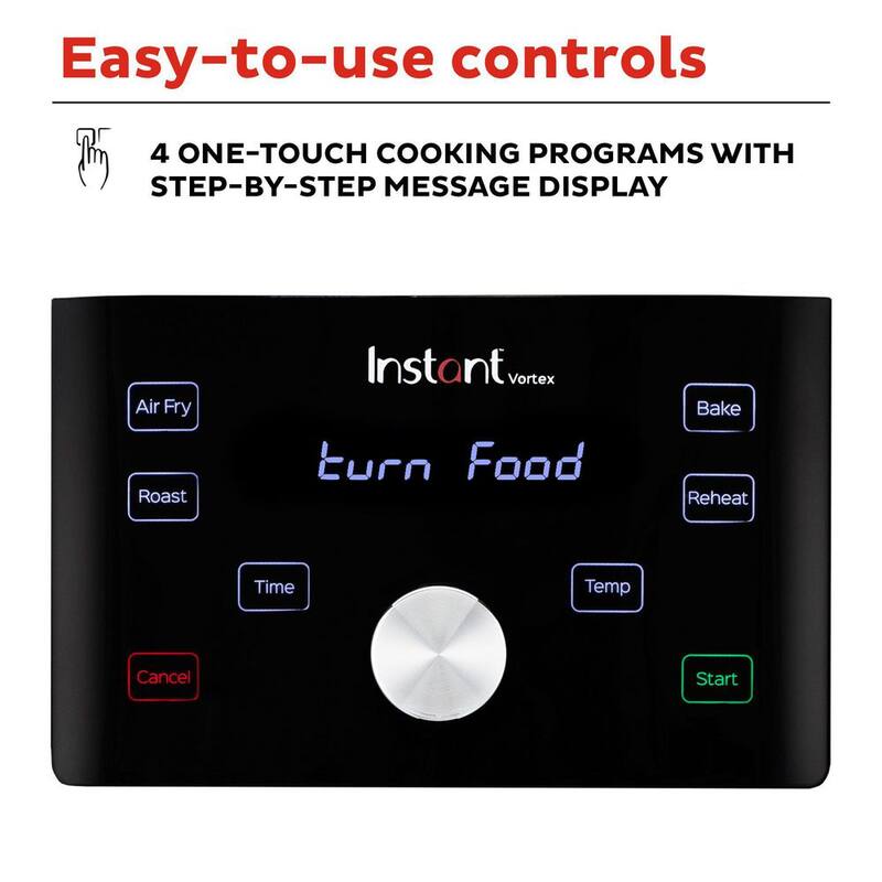 Black 6 qt. Air Fryer T681