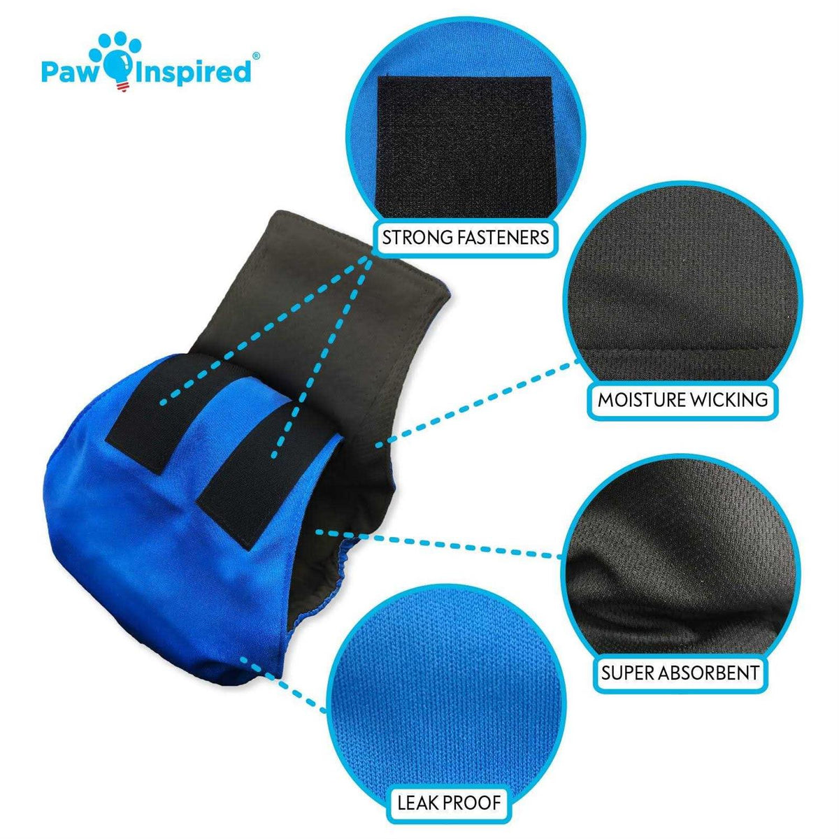 Washable Dog Belly Band M78520