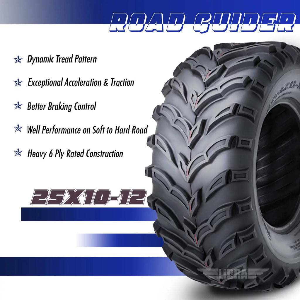 ATV/UTV Tire 25x10-12 6PR T12062