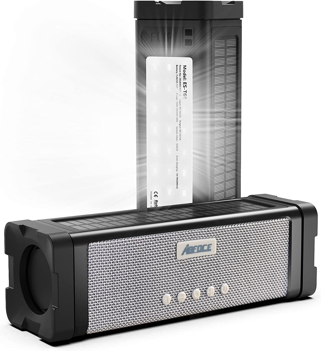 IPX7 Waterproof 20W Portable Bluetooth Speaker with 27 LEDs B1475