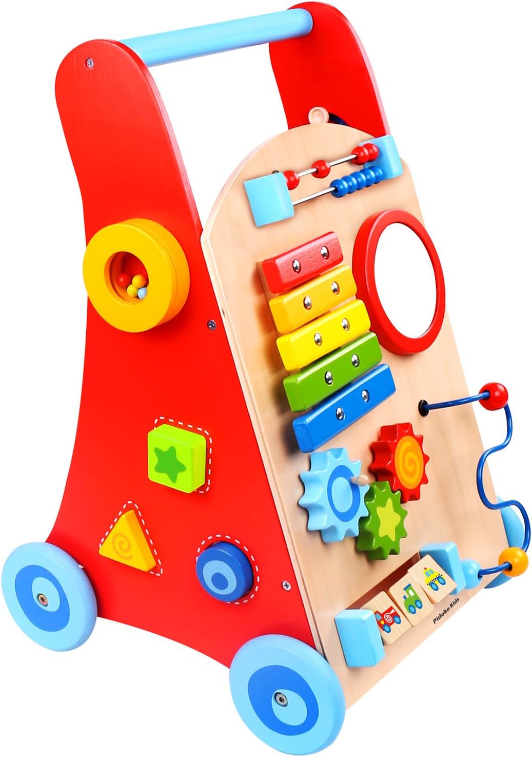 Red Toddler Push Walker W743