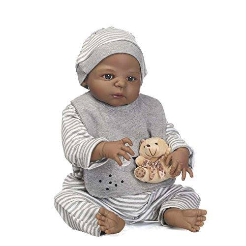Black Reborn Baby Boy Dolls E3809